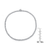 Collette Z Sterling Silver Clear Cubic Zirconia Necklace