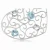 Collette Z Sterling Silver Genuine Blue Topaz Stone Intricate Heart Necklace