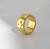 Copy of OPHELIA THICK GOLD PAVE RING
