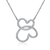 Collette Z Cubic Zirconia and Sterling Silver Butterfly Necklace