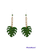 GREEN MONSTERA CHAIN DANGLE