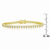 Collette Z Goldplated Sterling Silver Cubic Zirconia Tennis Bracelet