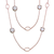 Collette Z Sterling Silver white Cubic Zirconias Necklace