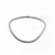 Collette Z Sterling Silver with Rhodium Plated Clear Princess Cubic Zirconia Tennis Necklace