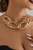 Geometric Chain Statement Piece Necklace