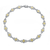 Collette Z Sterling Silver Clear Cubic Zirconia Link Necklace