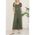 Solid Short Sleeve V Neck Jumpsuit with Low Back
