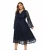 Elegant Long-Sleeve Lace Evening Gown