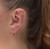 AVA GOLD CZ DIAMOND EARRINGS SAMPLE
