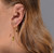 AVA GOLD CZ DIAMOND EARRINGS SAMPLE