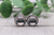 Jeep || Glass Stud Earrings || Hypoallergenic