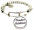 Choose Kindness Metal Beaded Bangle Bracelet