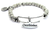 Overthinker Metal Beaded Bangle Bracelet