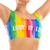mememe PRIDE Love is CROP TOP for Women