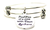 Proud Mom Of A Child With Down Syndrome Triple Style Bangle Bracelet