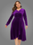 Hi-Lo Hem Velvet Dress