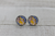 We Can Do It  Glass Stud Earrings