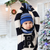 Winter Kids Knitted Hat Scarf Gloves 