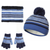 Winter Kids Knitted Hat Scarf Gloves 
