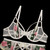 Sexy Bridal Mesh Embroidery Lingerie (3 Piece Set)