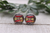 Baseball Mom Leopard & Gold Stud Earrings