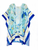 Bird Floral Border Accent Kimono