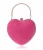 Velvet heart shaped evening clutch bags