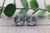 Resting Witch Face || Glass Stud Earrings || Hypoallergenic