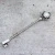 316L Stainless Steel Victorian Heart Key Industrial Barbell with Synthetic Opal