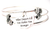 What Doesn't Kill You Makes You Stronger Triple Style Bangle Bracelet