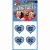 Waterless Peel & Stick Temporary Tattoos Fan-A-Peel / Gamesfaces