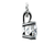 2.00Ctw Prong Set Round Lab Grown Diamond Pendant In White /Yellow Gold (G-VS)
