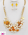 Goldtone Ivory Acrylic Pearl