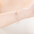 Collette Z Rose Gold Overlay Cubic Zirconia Round Clasp Bangle