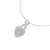 .925 Sterling Silver 1/3 Cttw Diamond Awareness Ribbon Halo Heart 18" Pendant Necklace (I-J Color, I2-I3 Clarity)