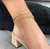 PRIYA DAINTY GOLD CONFETTI CHAIN ANKLET