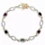 Collette Z Sterling Silver and Multi Gem Stones Bracelet