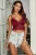 Spaghetti Straps Deep V Lace Bralette