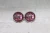 Girls Hunt Too  Glass Stud Earrings