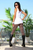 Destroyed Leggings With Ruffled Details