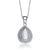 Collette Z Cubic Zirconia Sterling Silver Pear Shape Necklace