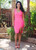 Wire Me Sleeveless Open Back With Front Slit Midi