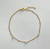 BAILEY GOLD DAINTY SATELLITE CHAIN ANKLET