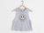 90's Smiley Face Workout Crop Top for Women