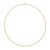 Unisex Solid 14K Gold 2.5mm Paperclip Chain Necklace