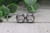 Blessed Mama Leopard & Floral Wreath  Glass Stud Earrings