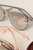 Women's Rhinestone Detail Round Sunglasses
