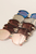 Women's Rhinestone Detail Round Sunglasses