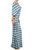 Knit Print Tie Dye Dolman Style Dress