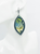 Genuine  Leather and Cobra Leather Earrings 